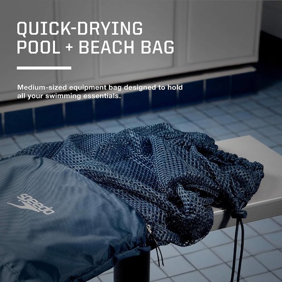 Unisex Adult Speedo Black Ventilator Mesh Equipment Bag main image 4